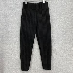 SHEIN Leggings Womens Medium Black Scrunch Butt High Waisted Stretch Gym Texture